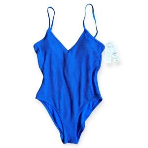 No Boundaries Royal Blue One Piece Swimsuit